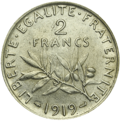 2 Francs argent Semeuse
