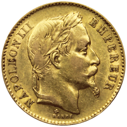 20 francs Napoléon or avers