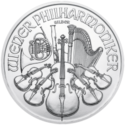 Philharmonique argent 1 once avers