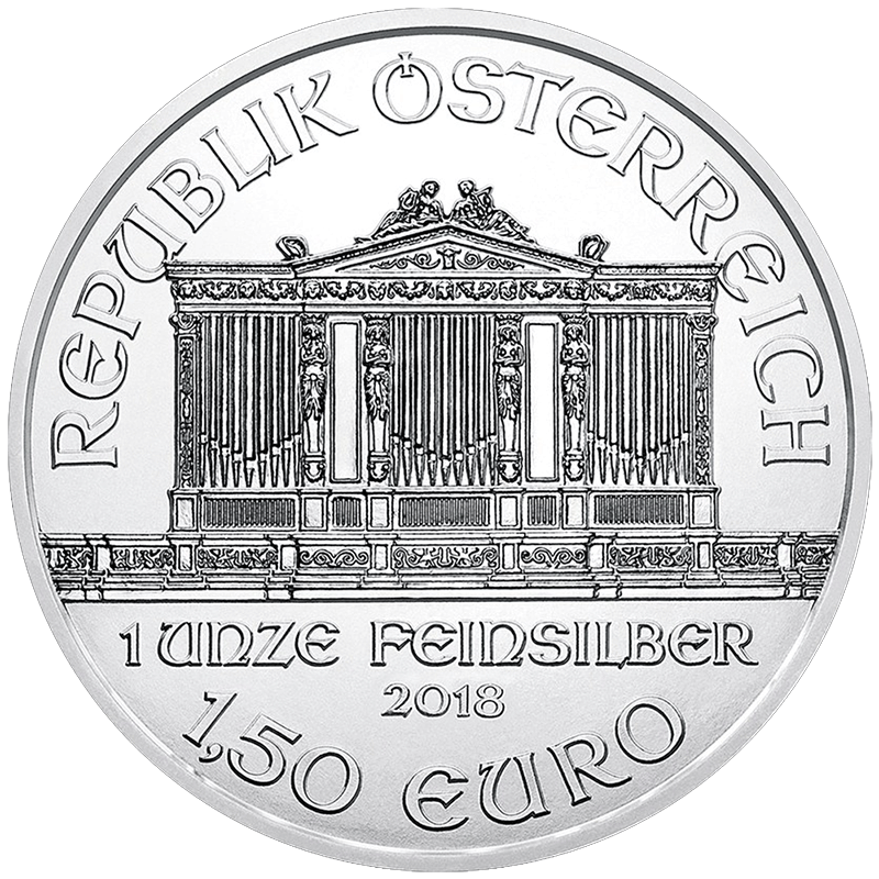 Philharmonique argent 1 once revers
