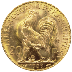 20 francs marianne coq revers