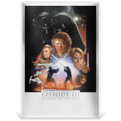 Poster en argent Star Wars...