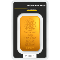 Lingot 50 grammes or