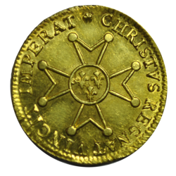 Louis d'Or Croix de Malte Louis XV revers